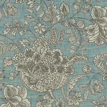 Woodsford Teal Fabric by the Metre
